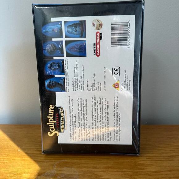 3D Sculpture Puzzle Miniatures Pharaoh Sculpture Puzzle - Picture 4 of 6